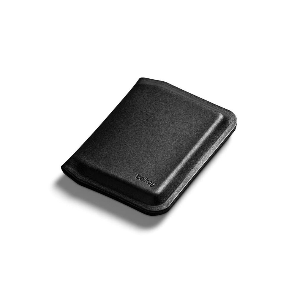 2773 Apex Slim Sleeve Slim Bifold Leather Wallet, RFID Protected - Raven